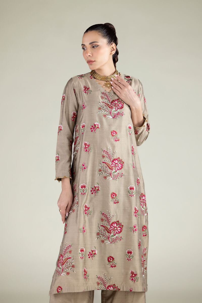 Floral Longline Kurta - Image 2