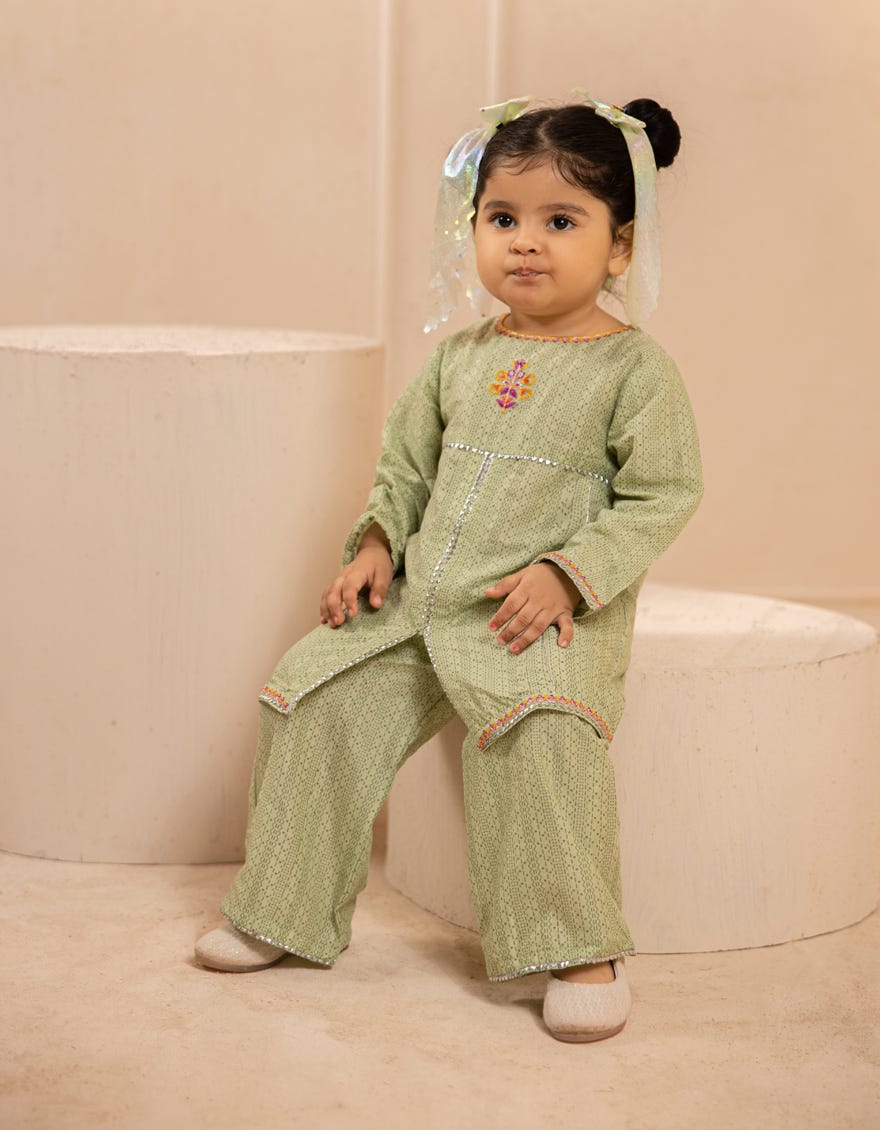 GREEN LAWN EMBROIDERED 3PC STITCHED - Image 2