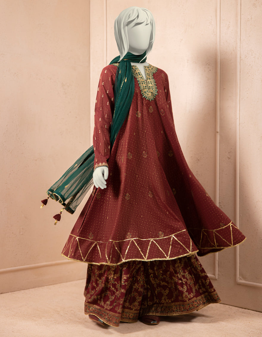 Teen 3PC Formal Stitched - Maroon