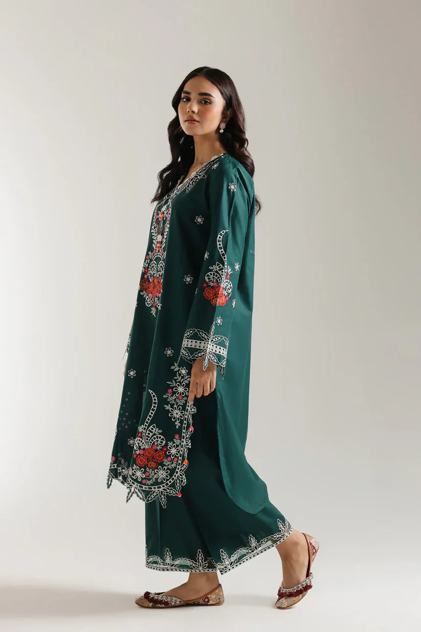 GREEN Ethnic Kurta Set - E3286