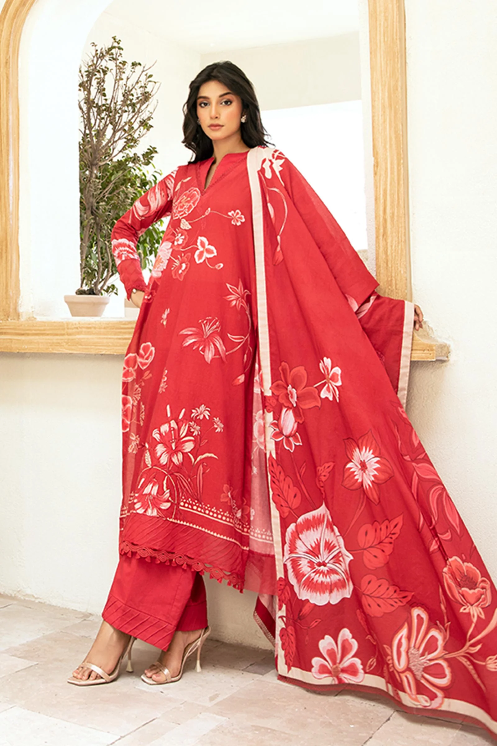 Elaheh 26 M Basics By Maria B Printed Lawn MB-ELHV3-02 - Image 3