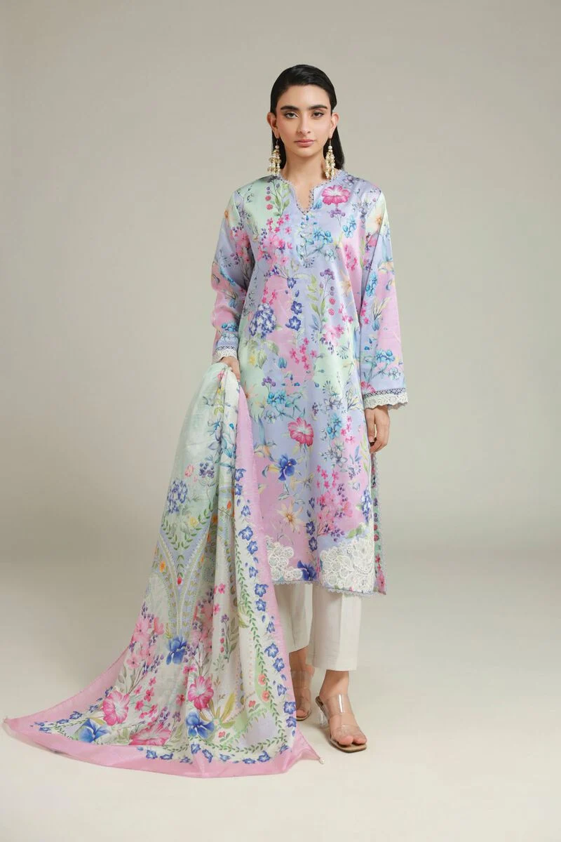 Satin Fabrics 3 Piece - Image 2