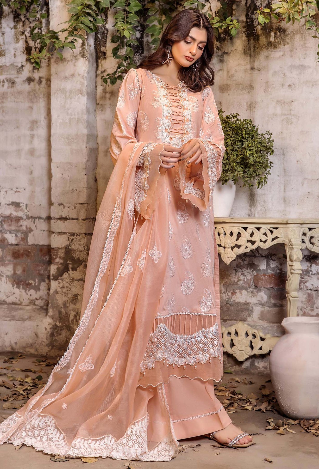 Adans Libas Chikankari 25 - 4773