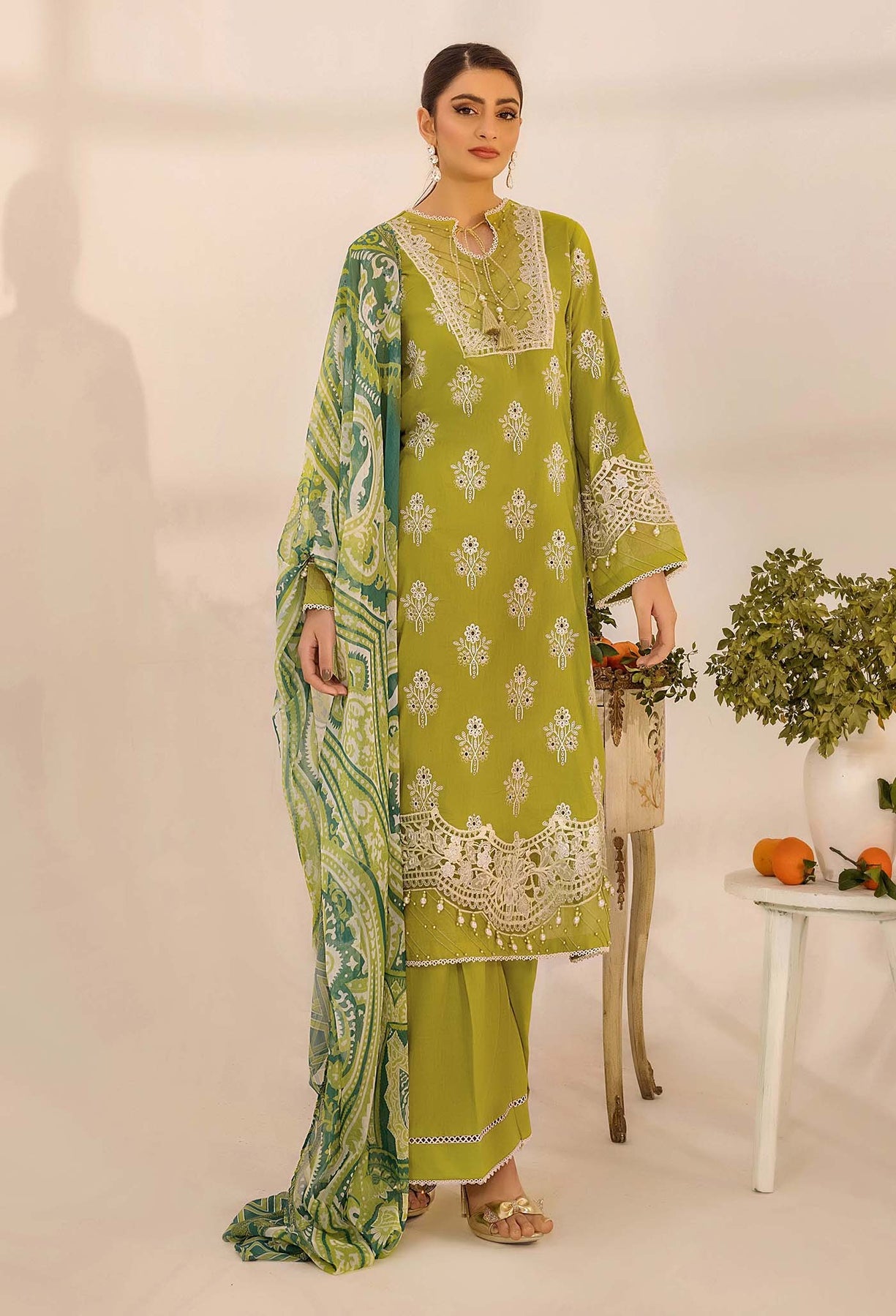 Adans Libas Chikankari 25 - 4776