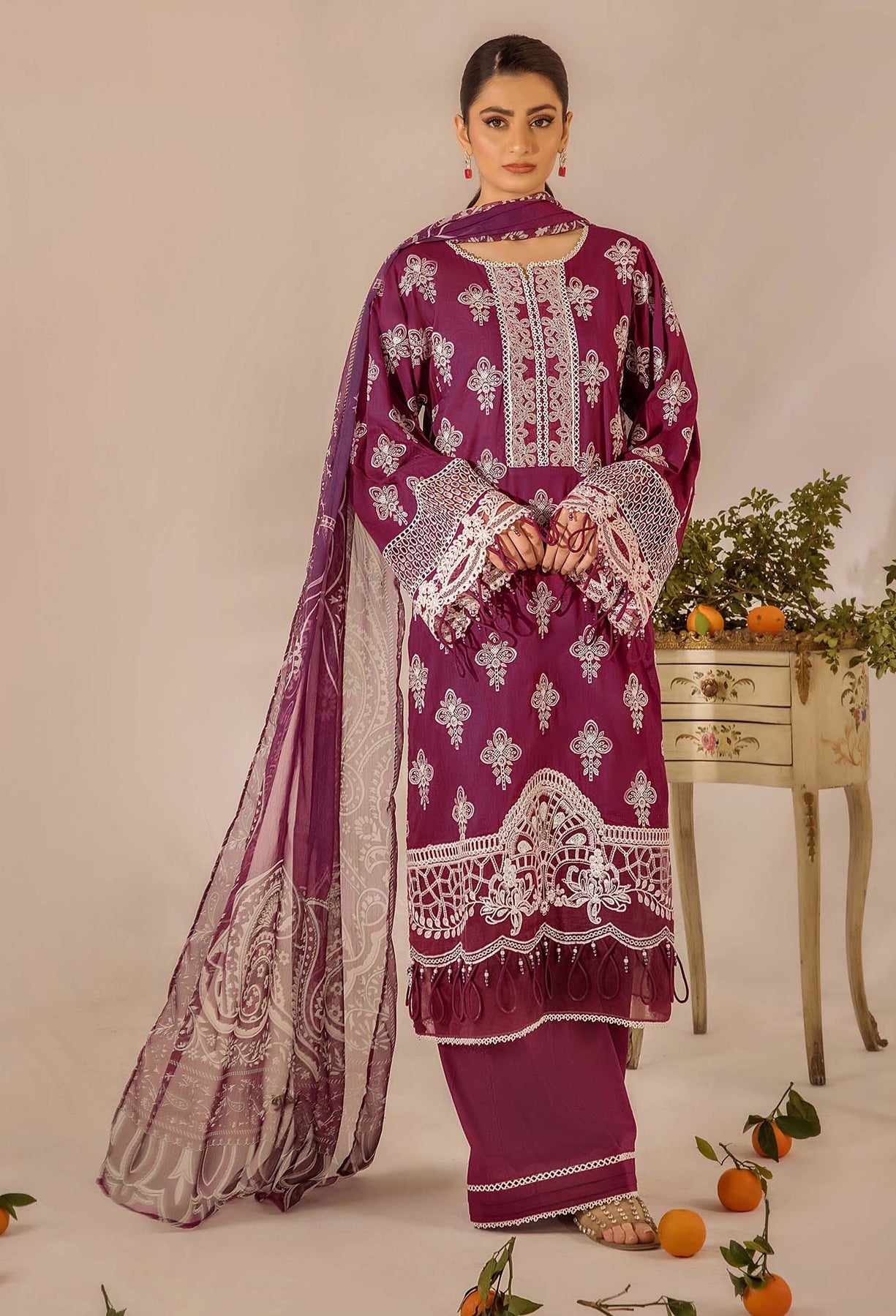 Adans Libas Chikankari 25 - 4779