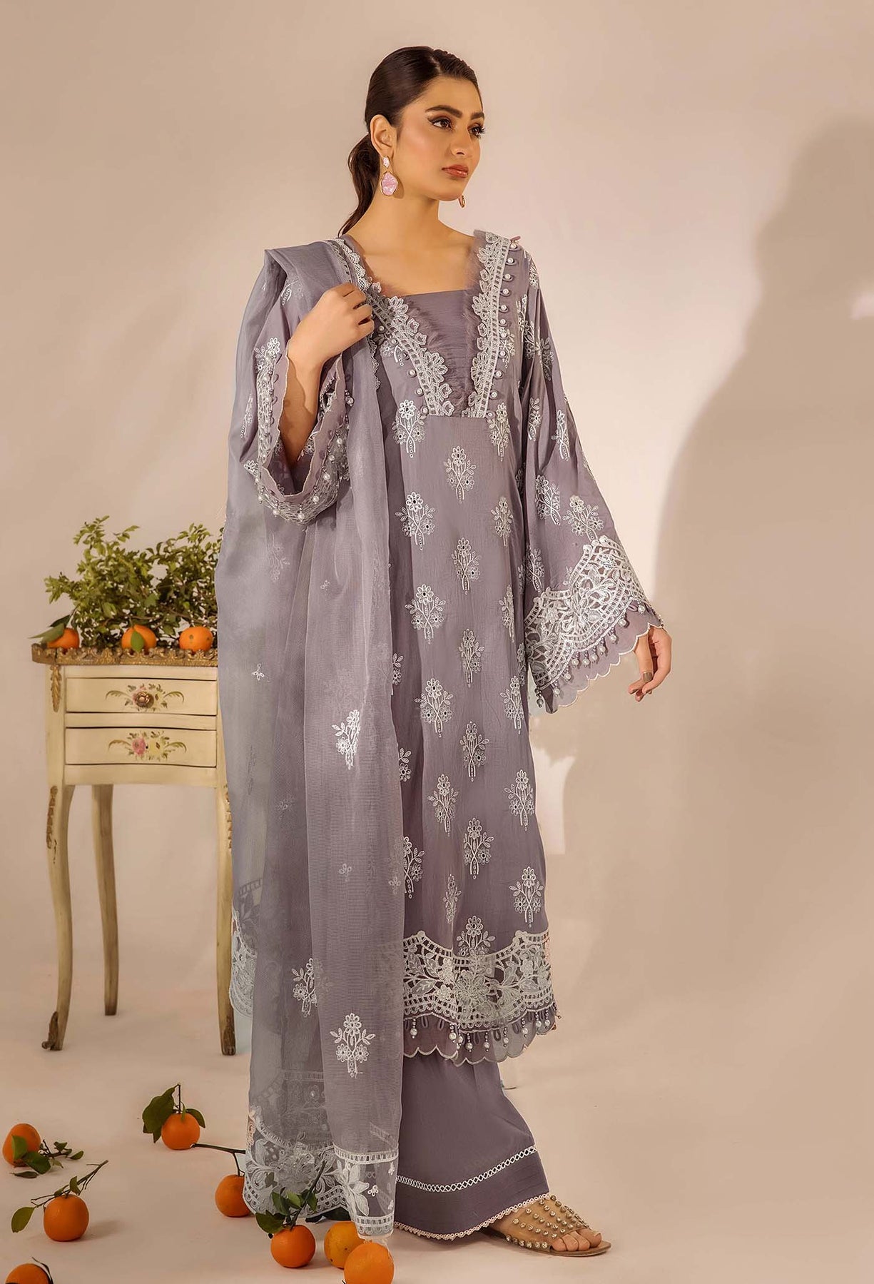 Adans Libas Chikankari 25 - 4777