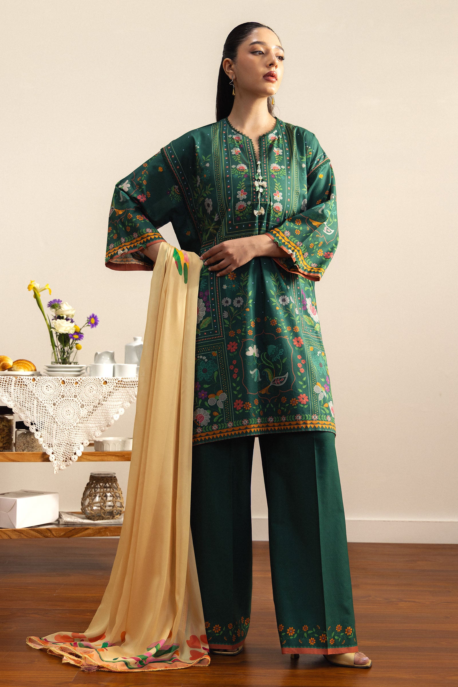 Coco by Zara Shahjahan - Takara-7B - Digital Printed Lawn 2 Piece Suit