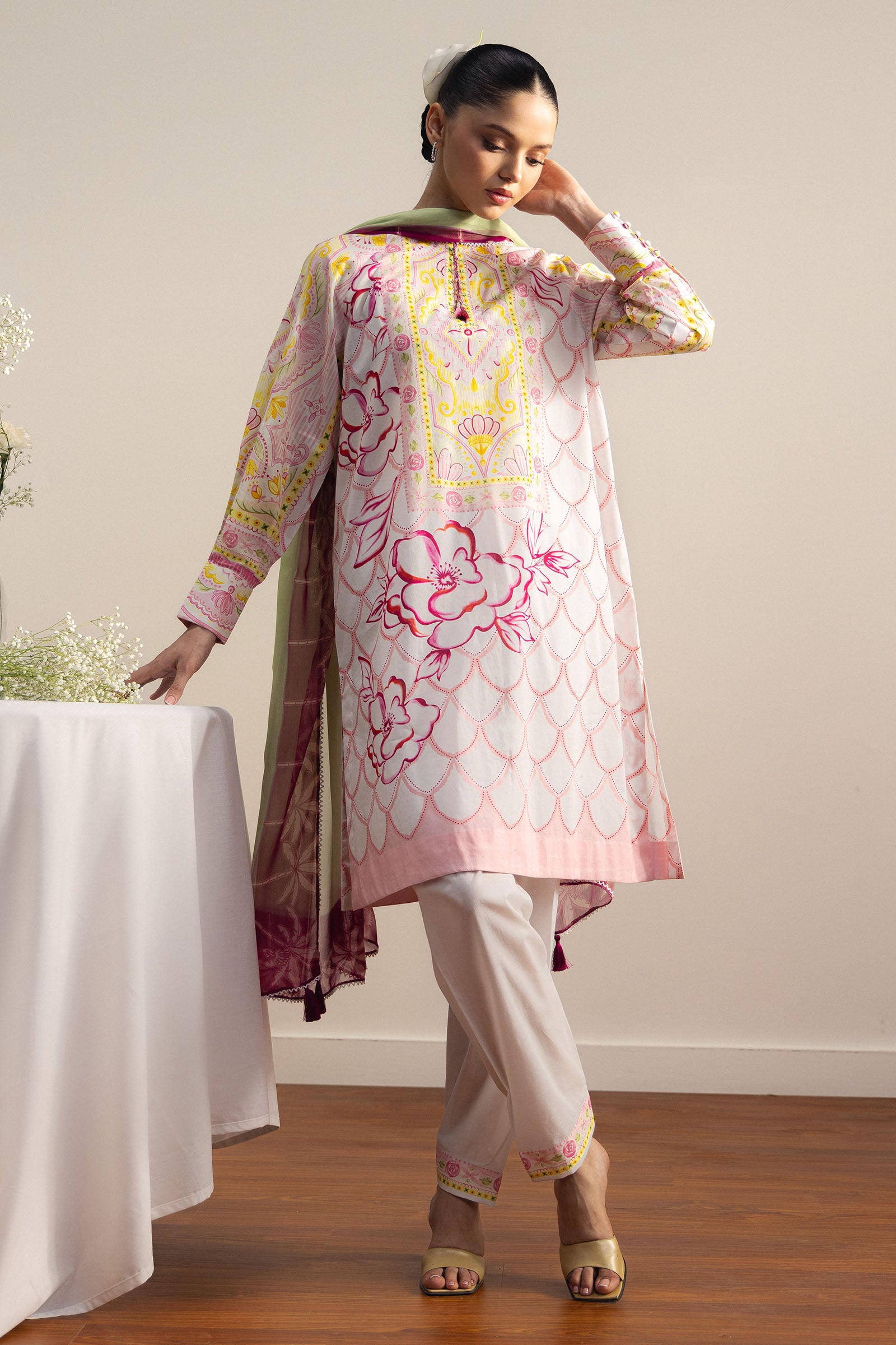 Coco by Zara Shahjahan - Nami-5B - Digital Printed Lawn 2 Piece Suit