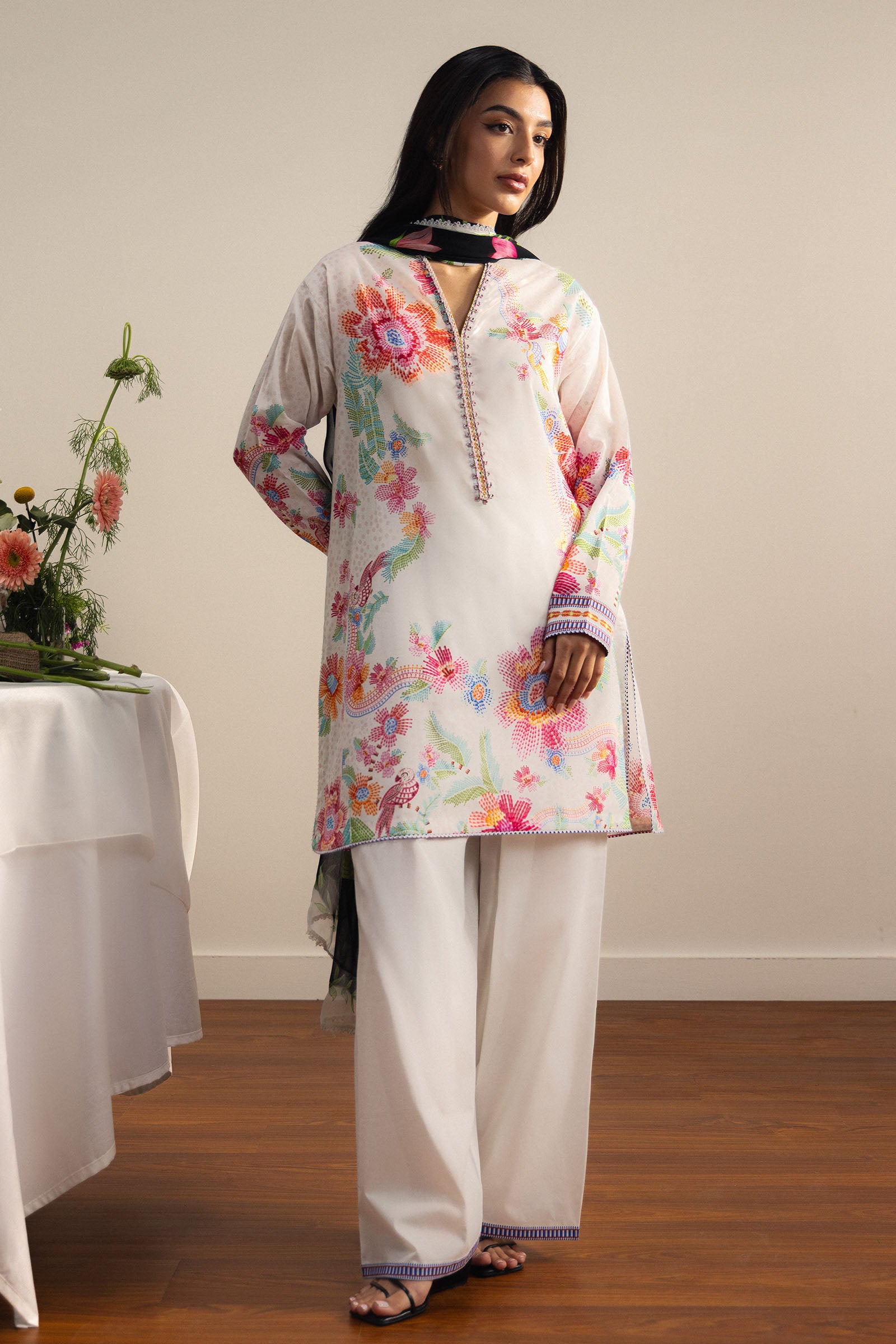 Coco by Zara Shahjahan - Asahi-2B - Digital Printed Lawn 2 Piece Suit