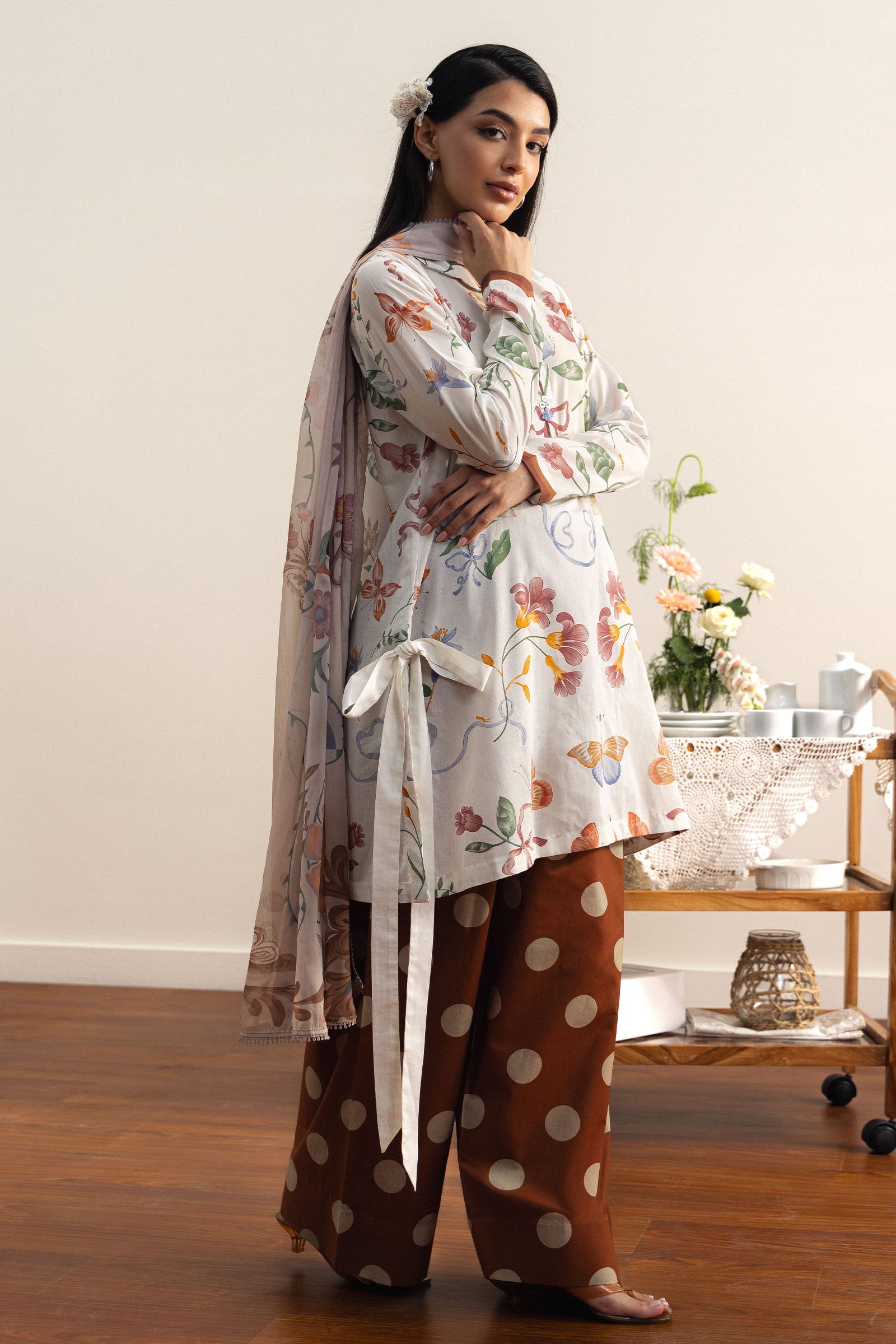 Coco by Zara Shahjahan - Yuki-8A - Digital Printed Lawn 2 Piece Suit