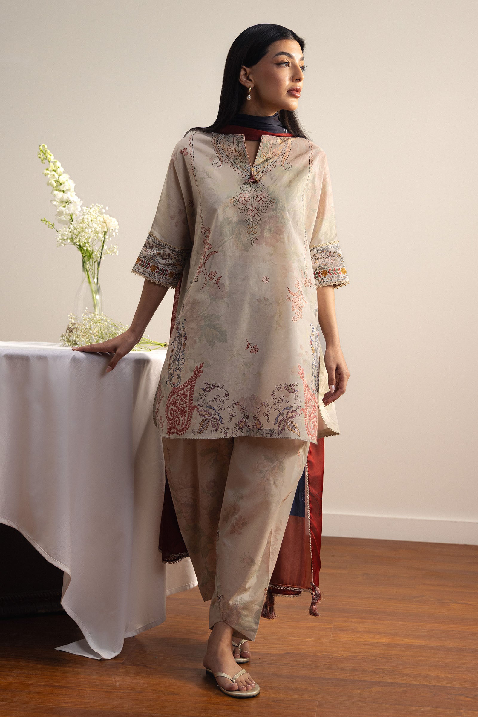 Coco by Zara Shahjahan - Sora-3A - Digital Printed Lawn 2 Piece Suit