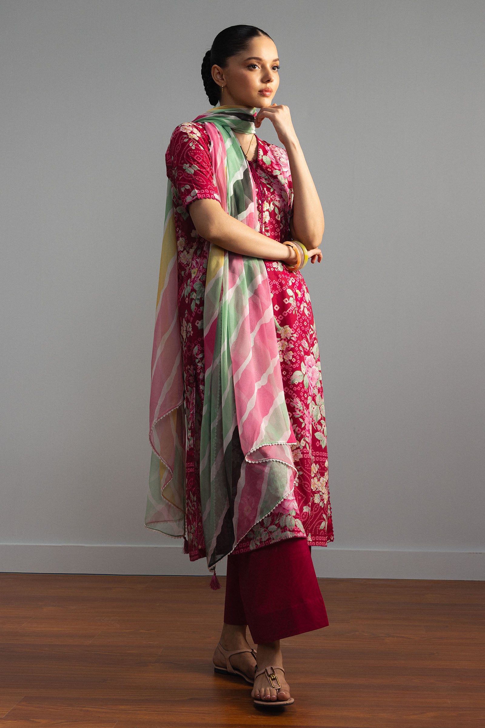 Coco by Zara Shahjahan - Kohana-4B - Digital Printed Lawn 2 Piece Suit - Image 2