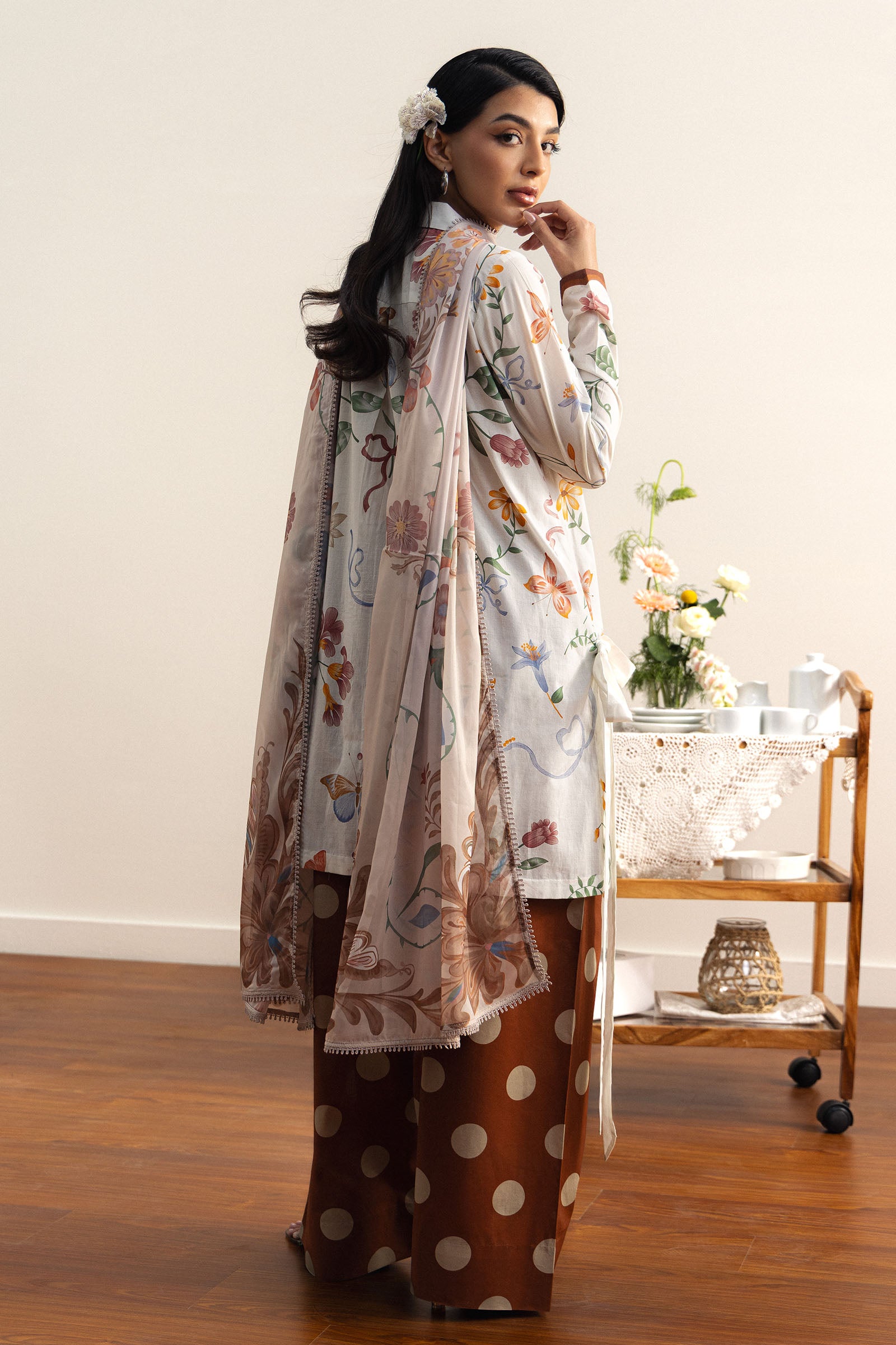 Coco by Zara Shahjahan - Yuki-8A - Digital Printed Lawn 2 Piece Suit - Image 2