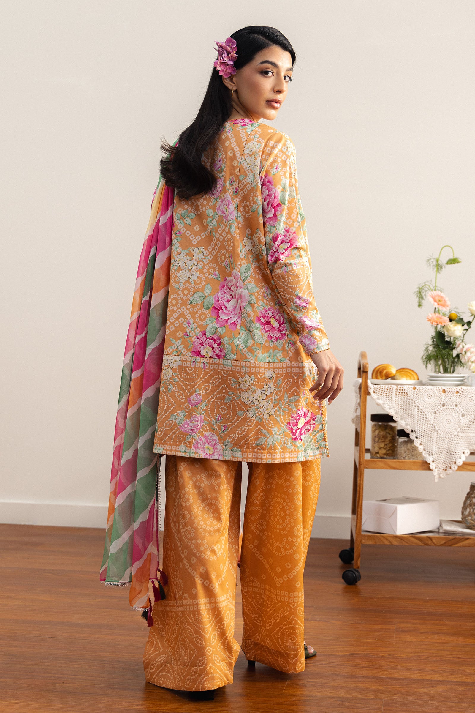 Coco by Zara Shahjahan - Kohana-4A - Digital Printed Lawn 2 Piece Suit - Image 3