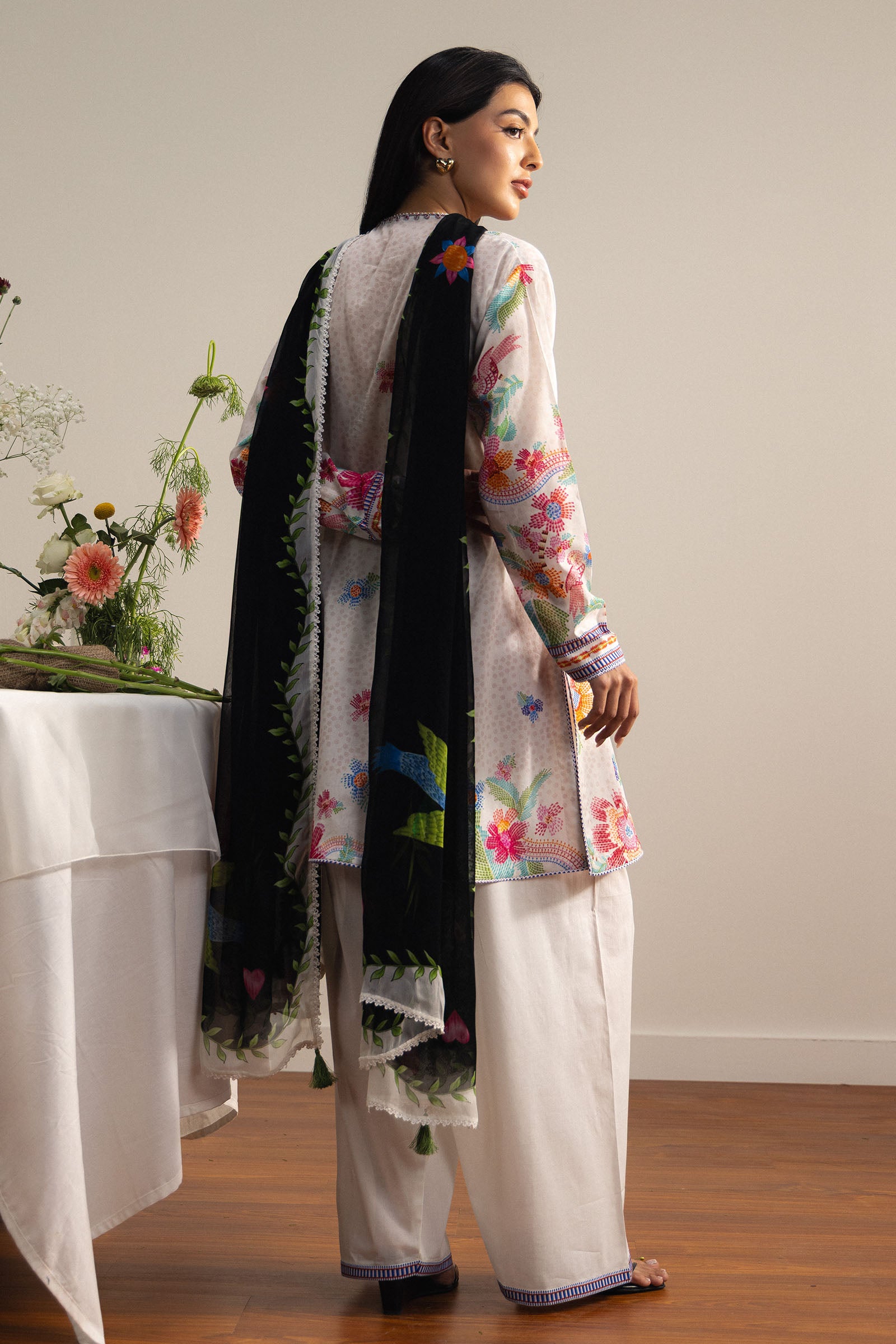 Coco by Zara Shahjahan - Asahi-2B - Digital Printed Lawn 2 Piece Suit - Image 3