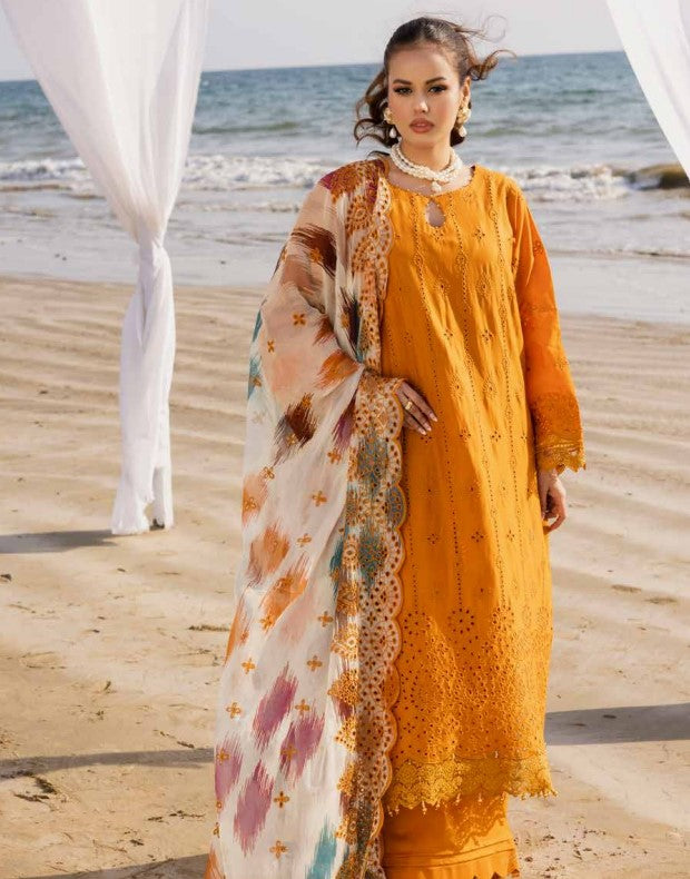 Munaf Textile Tehzeeb Chikankari Embroidered Lawn 3-Piece TL423