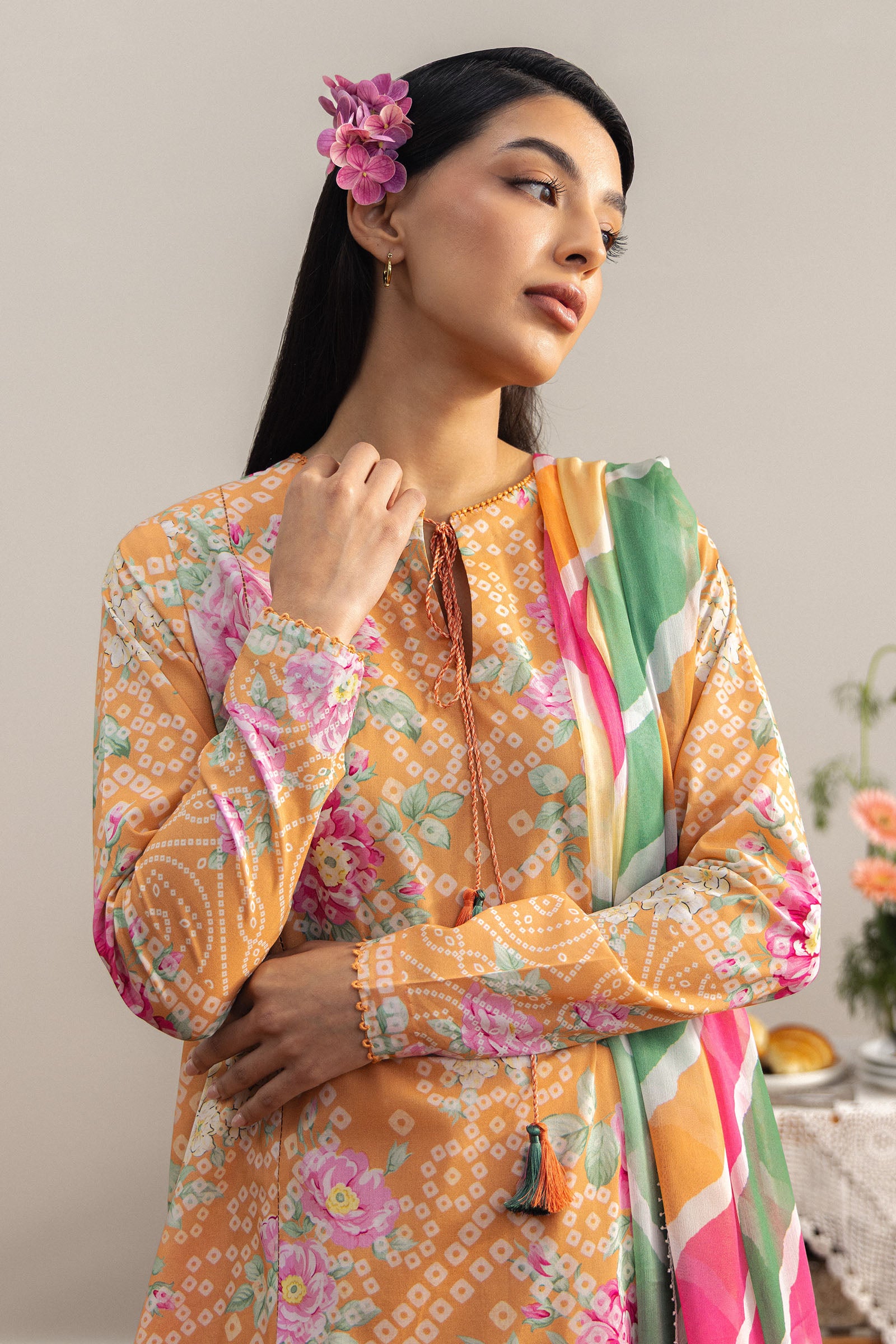 Coco by Zara Shahjahan - Kohana-4A - Digital Printed Lawn 2 Piece Suit - Image 4