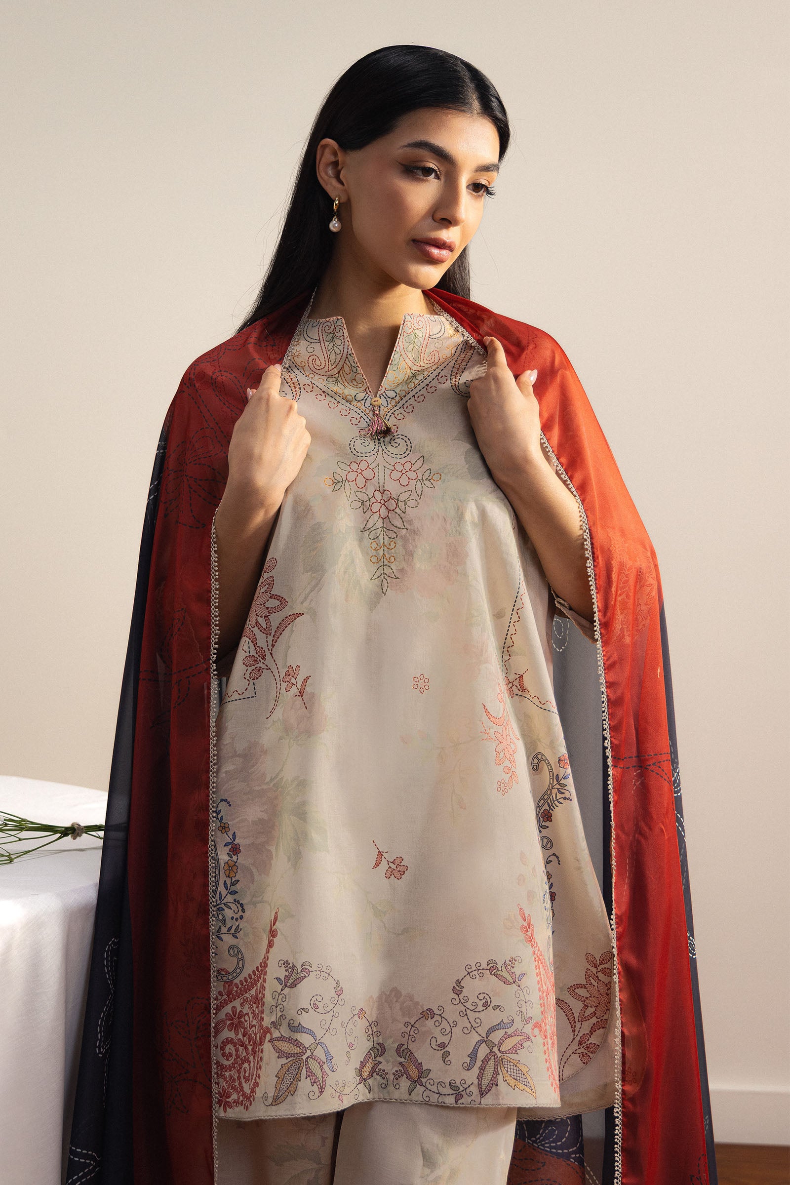 Coco by Zara Shahjahan - Sora-3A - Digital Printed Lawn 2 Piece Suit - Image 4