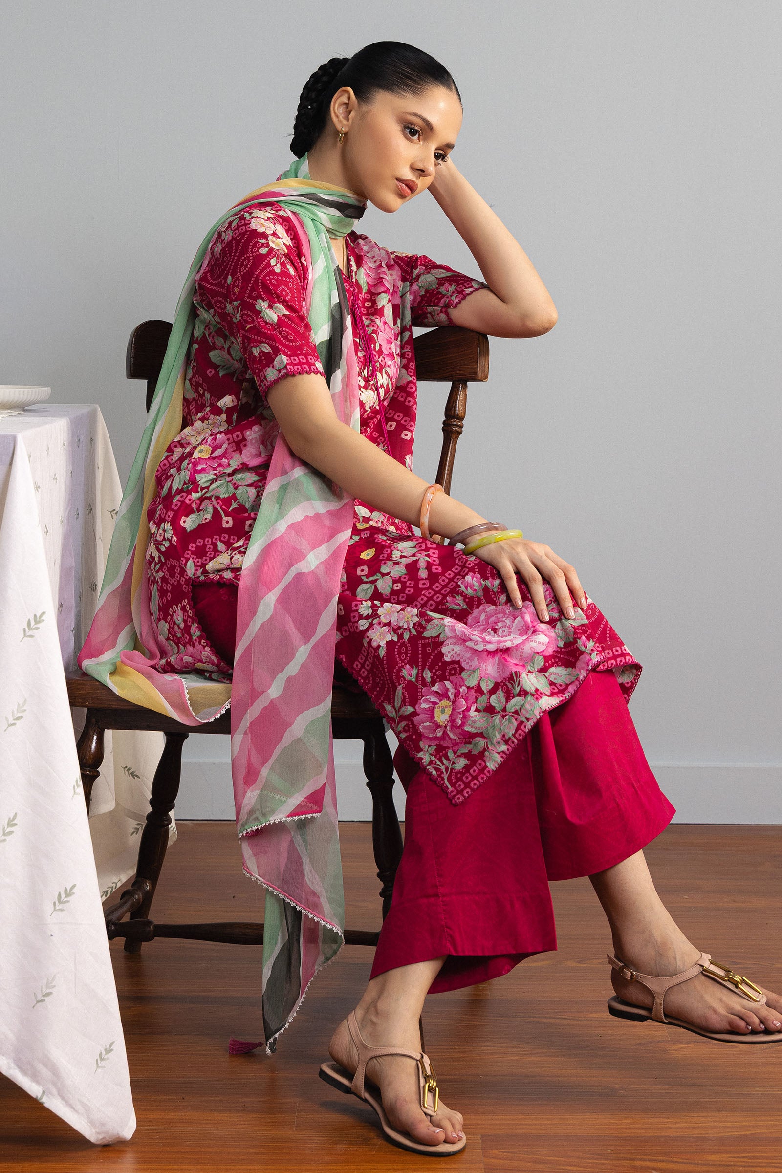 Coco by Zara Shahjahan - Kohana-4B - Digital Printed Lawn 2 Piece Suit - Image 5