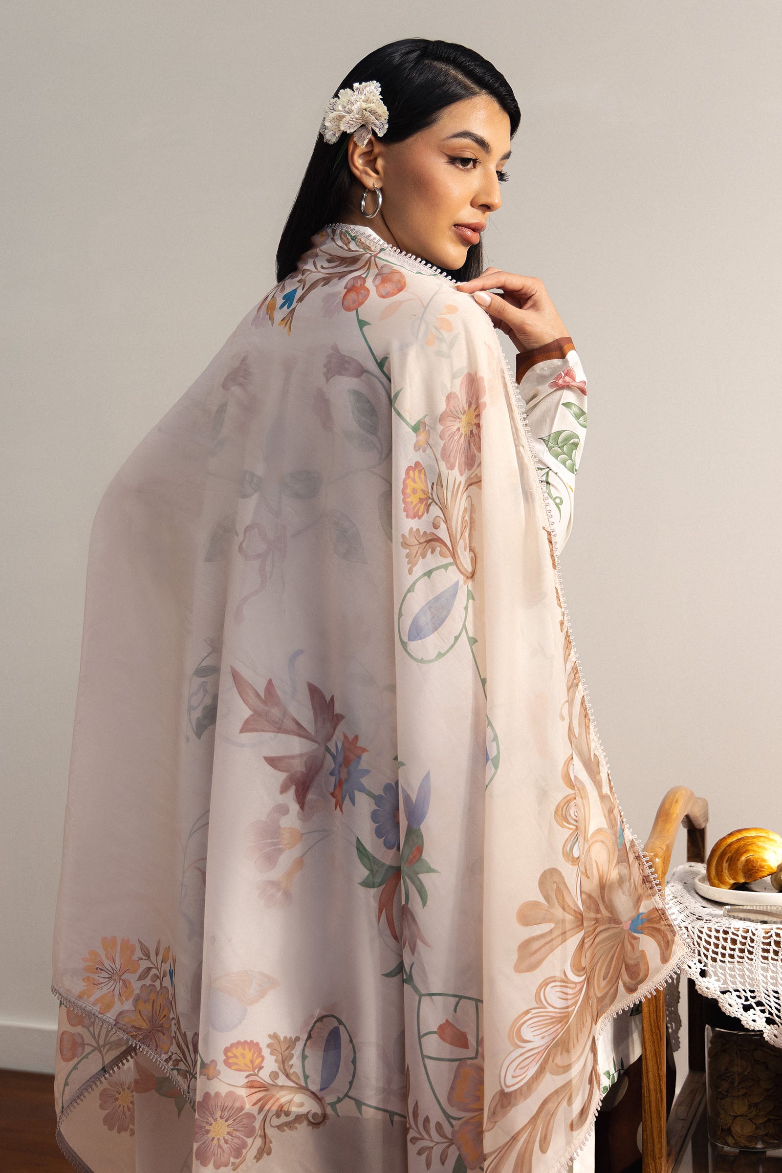 Coco by Zara Shahjahan - Yuki-8A - Digital Printed Lawn 2 Piece Suit - Image 5
