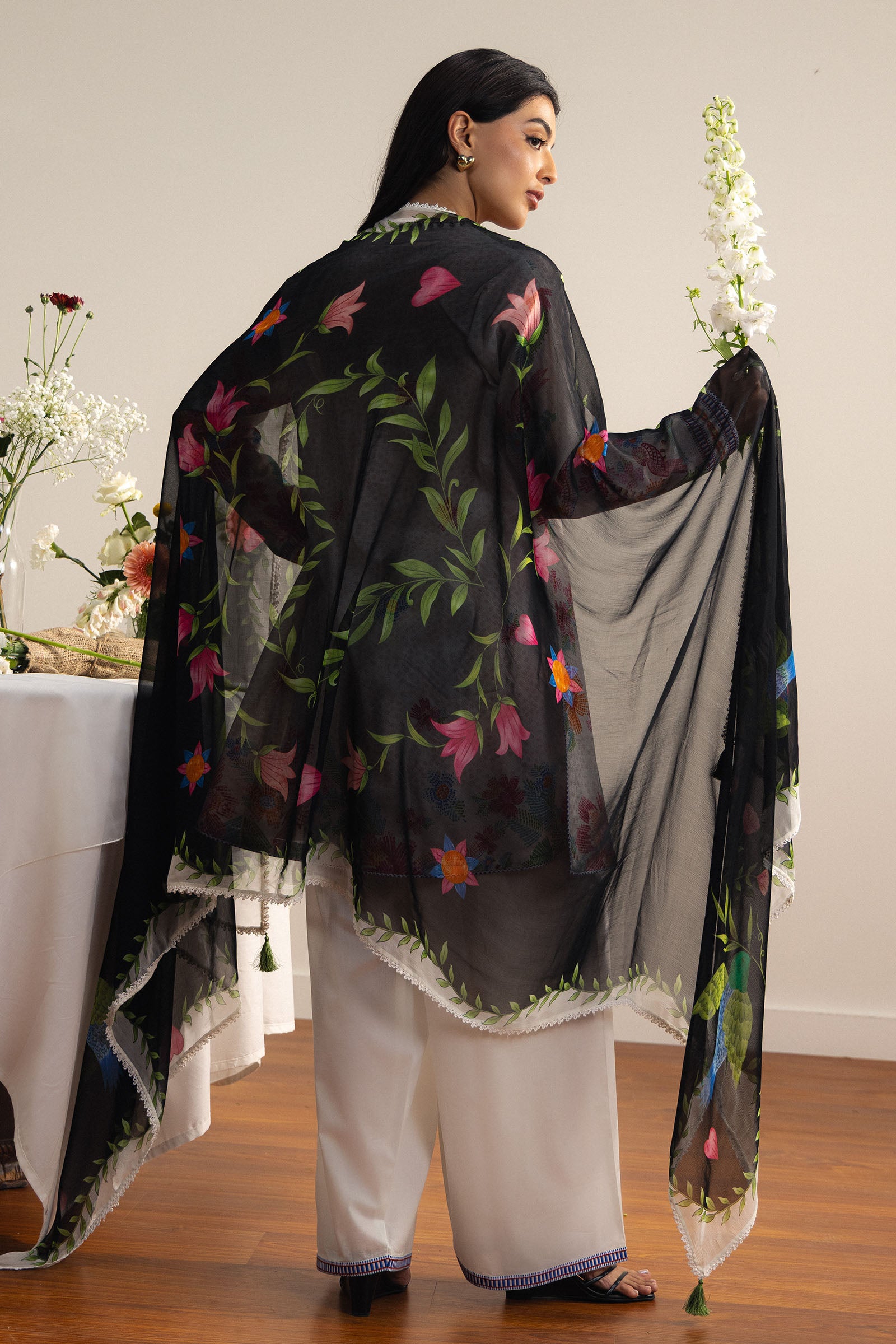 Coco by Zara Shahjahan - Asahi-2B - Digital Printed Lawn 2 Piece Suit - Image 5
