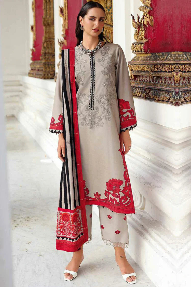 Charizma Aniiq Embroidered Linen Unstitched 3-Piece ANW6-08