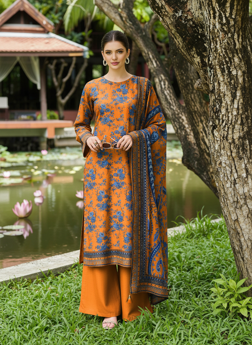 House of Lala Madham V7 - Summer Radiance Stitched Suit